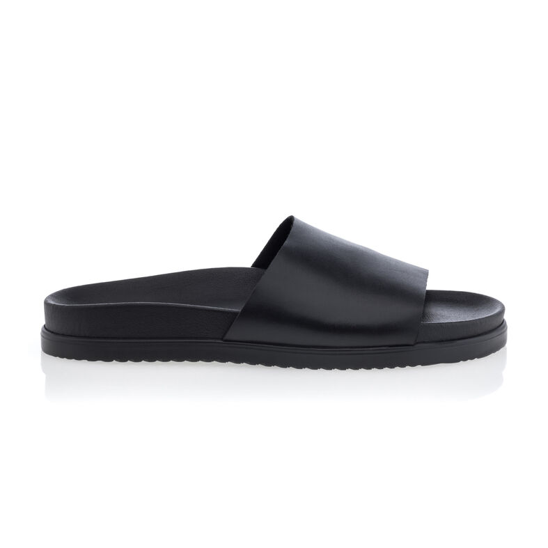  Svarta sandaler / skor med öppen tå för män