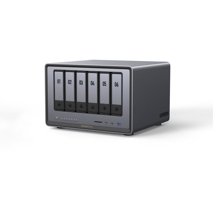 Servidor NAS - UGREEN - DXP6800 Pro - 6 baias - 8 GB