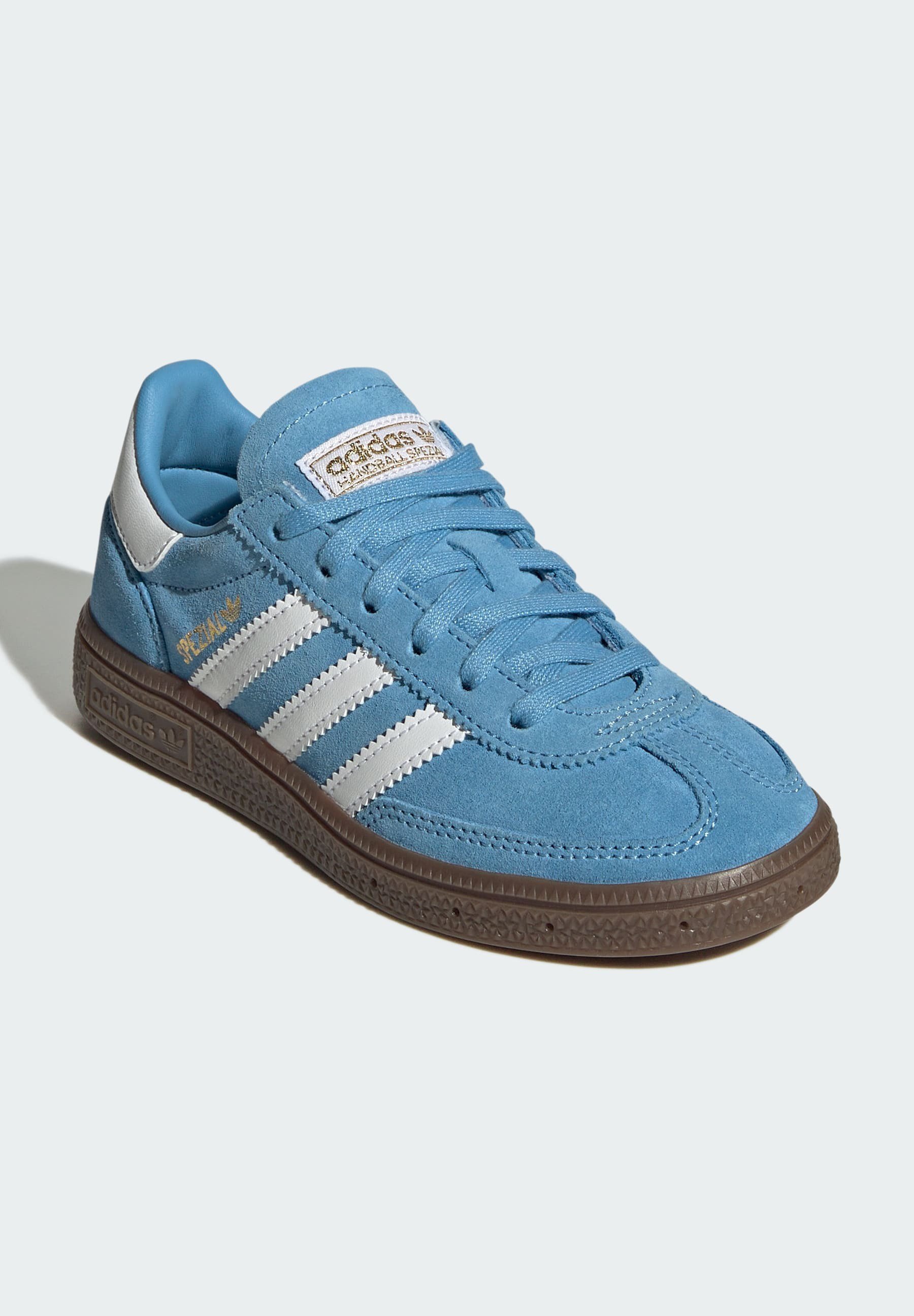 adidas Originals HANDBALL SPEZIAL UNISEX - Sneakers - lichtblauw twr wit gum