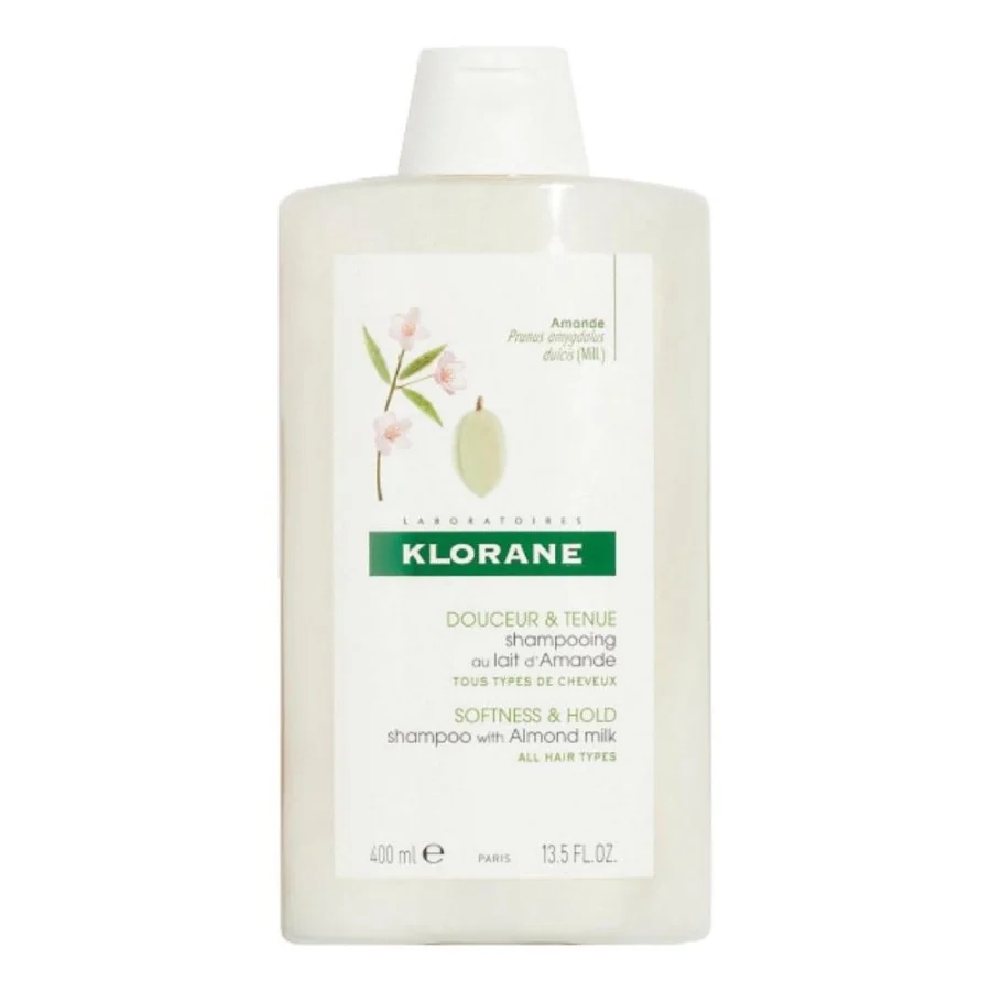 KLORANE Shampoo met amandelmelk 400 ml voor alle haartypes