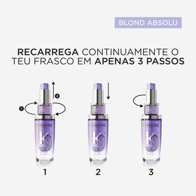 Kérastase Blond Absolu L'Huile Cicagloss täytettävä syväkosteuttava öljy värjätyille hiuksille 75 ml