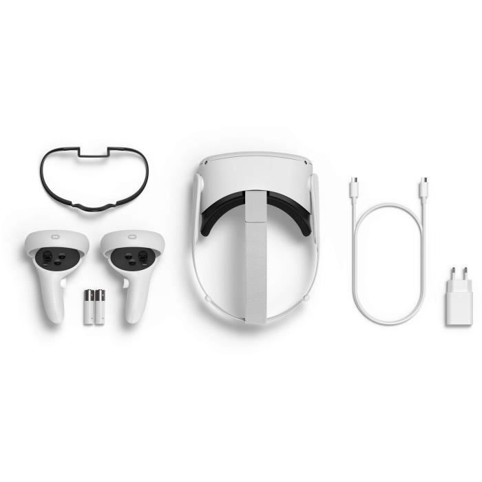 Auriculares de realidad virtual - META QUEST - Quest 2 - 128 GB