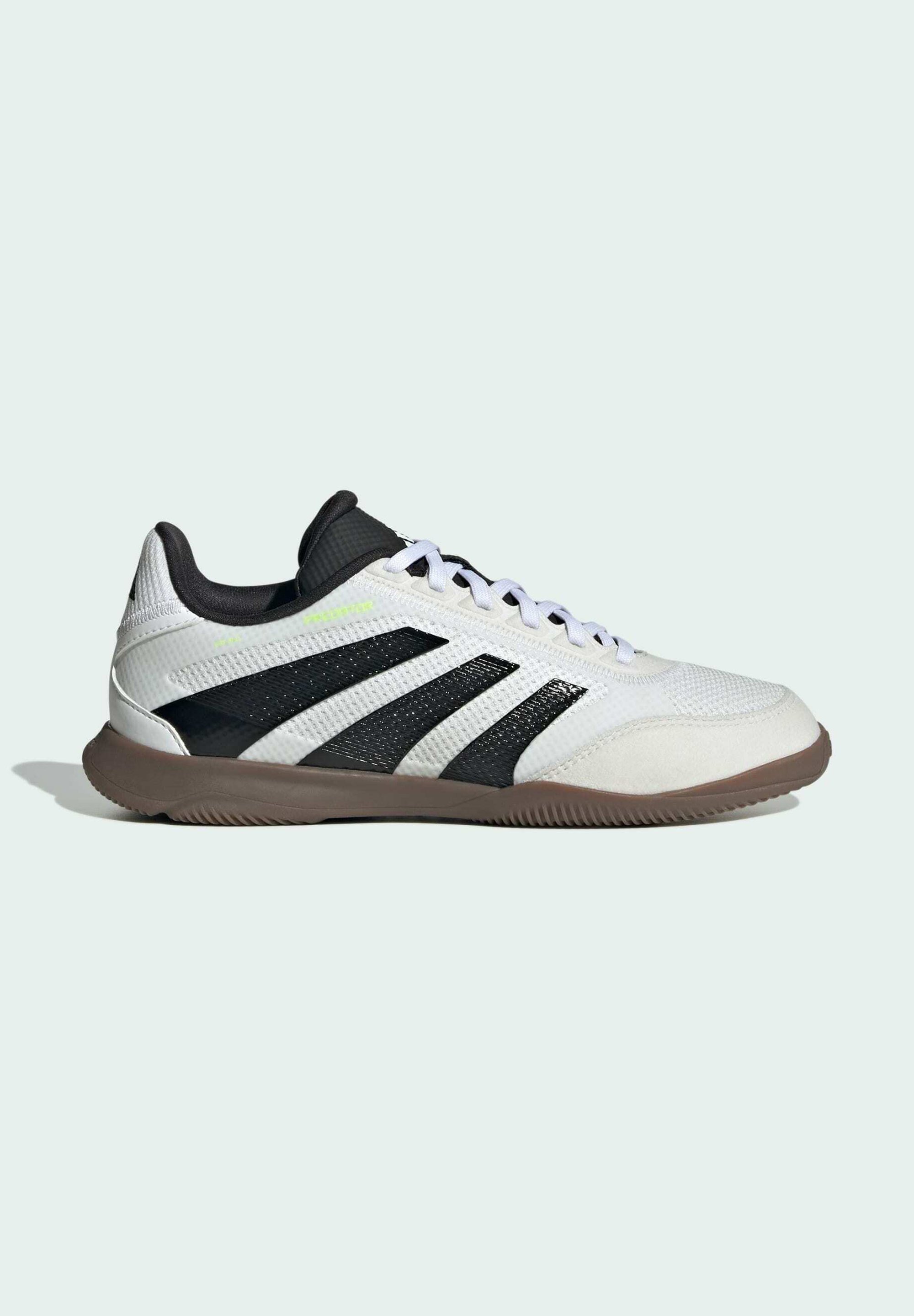 adidas Performance PREDATOR LEAGUE - Buty do piłki nożnej halowej - cloud white core black lucid lemon