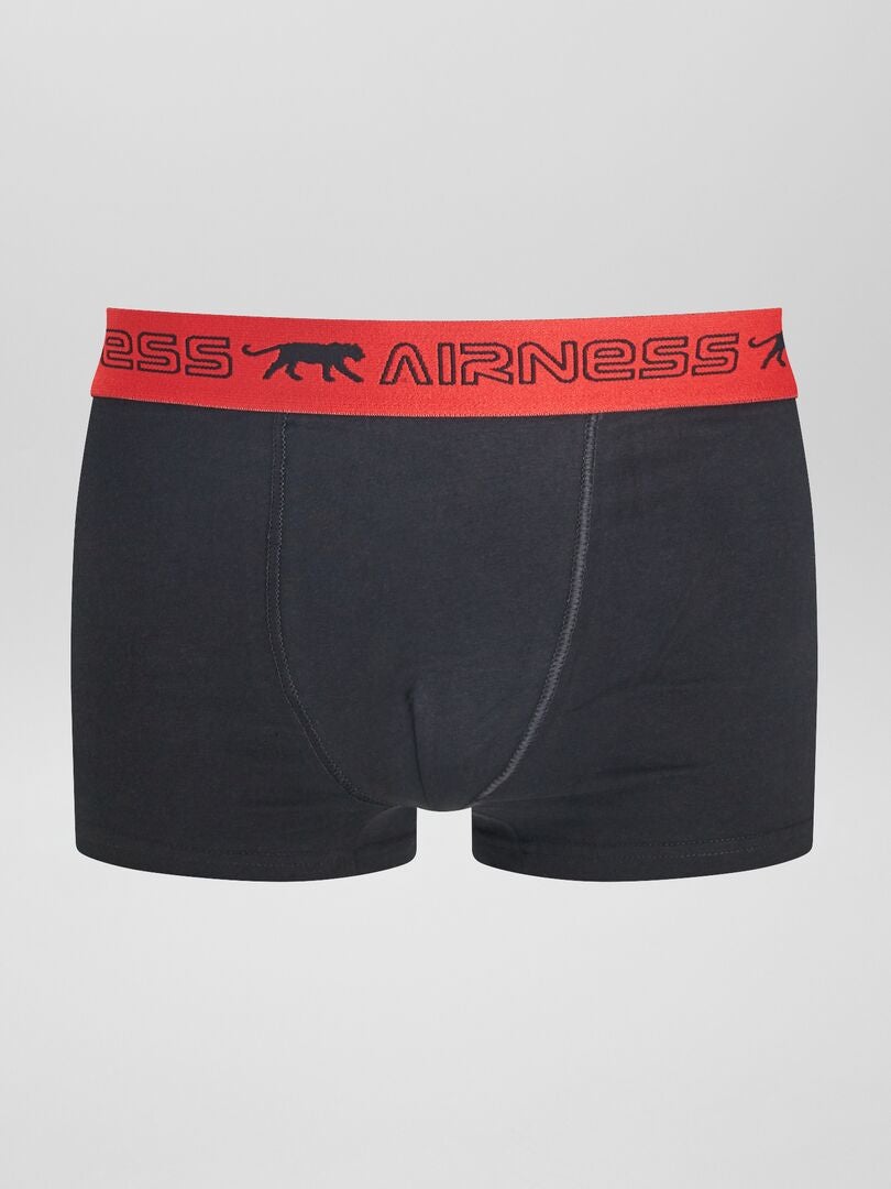 Conjunto de 3 calzoncillos bóxer 'Airness' - ROJO