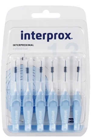 INTERPROX Escovas interdentais cilíndricas Interprox 6 azuis