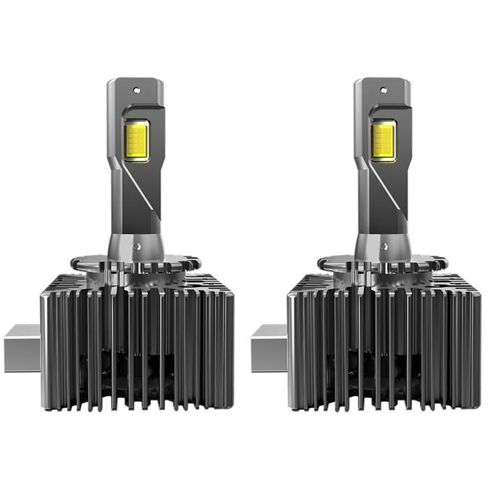 2 piezas de faros LED D3S, bombillas HID Canbus para coche, 1:1 a bombilla Turbo Auto, lámpara de coche de xenón Plug and Play, 2 * faros LED