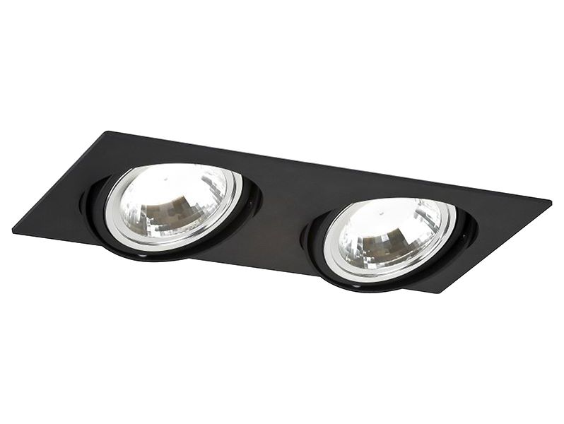 Oprawa stropowa Olimp LED stalowa czarna