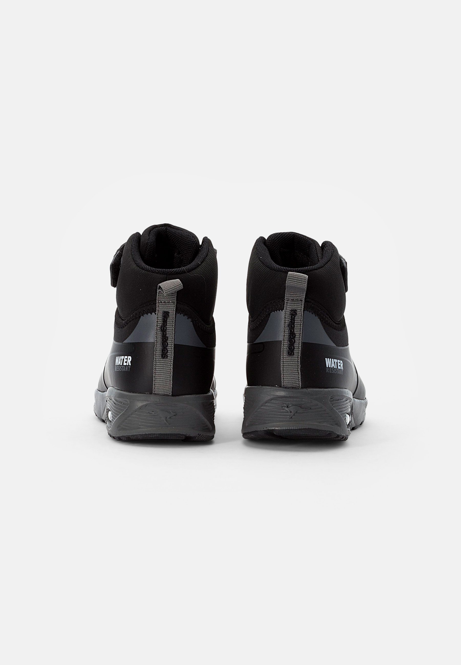 KangaROOS HYDRO UNISEX - Hoge sneakers - gitzwart/staalgrijs