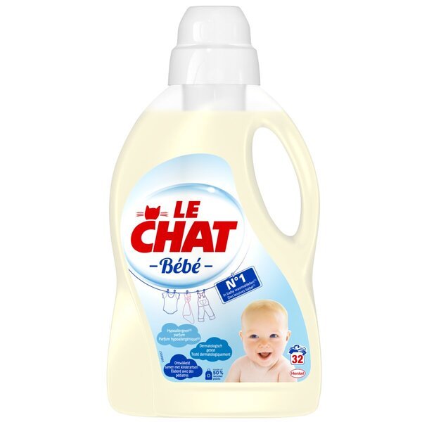 Le Chat bērnu šķidrais veļas mazgāšanas līdzeklis<br>1440 ml, 32 mazgāšanas reizes