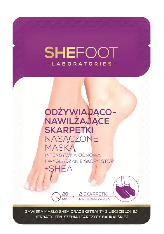 Shefoot Odżywiająco-Nawilżające Skarpetki