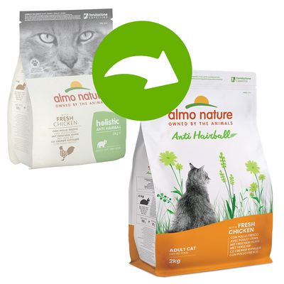Almo Nature Holistic Anti Hairball Pollo e Riso