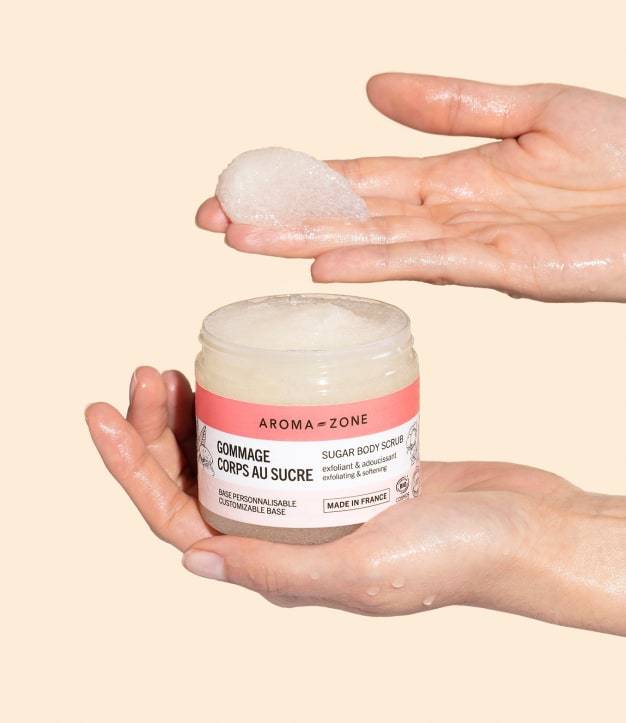 Biologische suiker bodyscrub