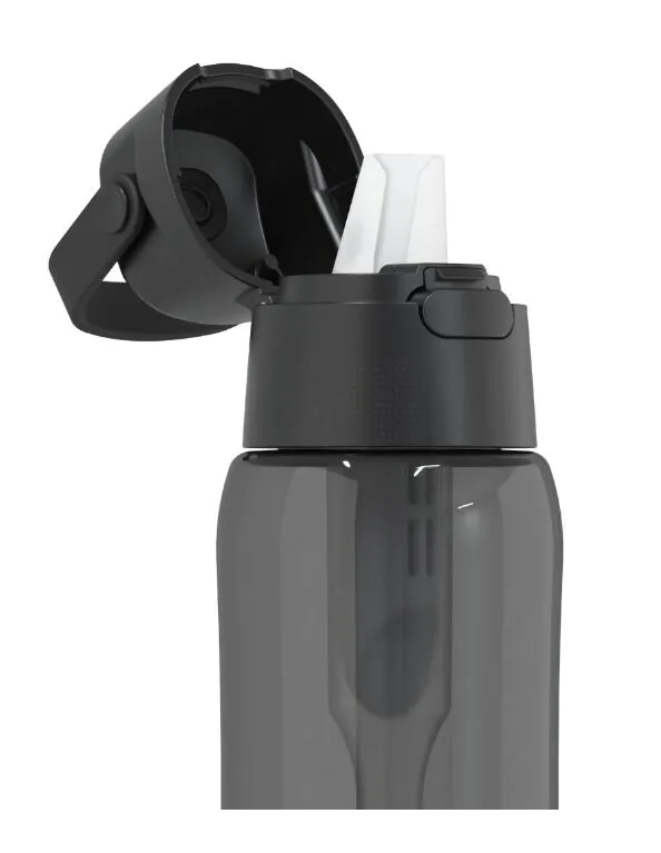 Dafi Solid Fitmania Black 0,7l - Butelka z wkładem filrtującym