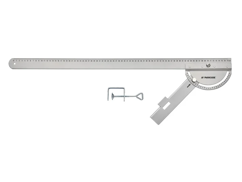Conjunto de esquadros PARKSIDE®, nível de bolha graduado, esquadro de corte angular