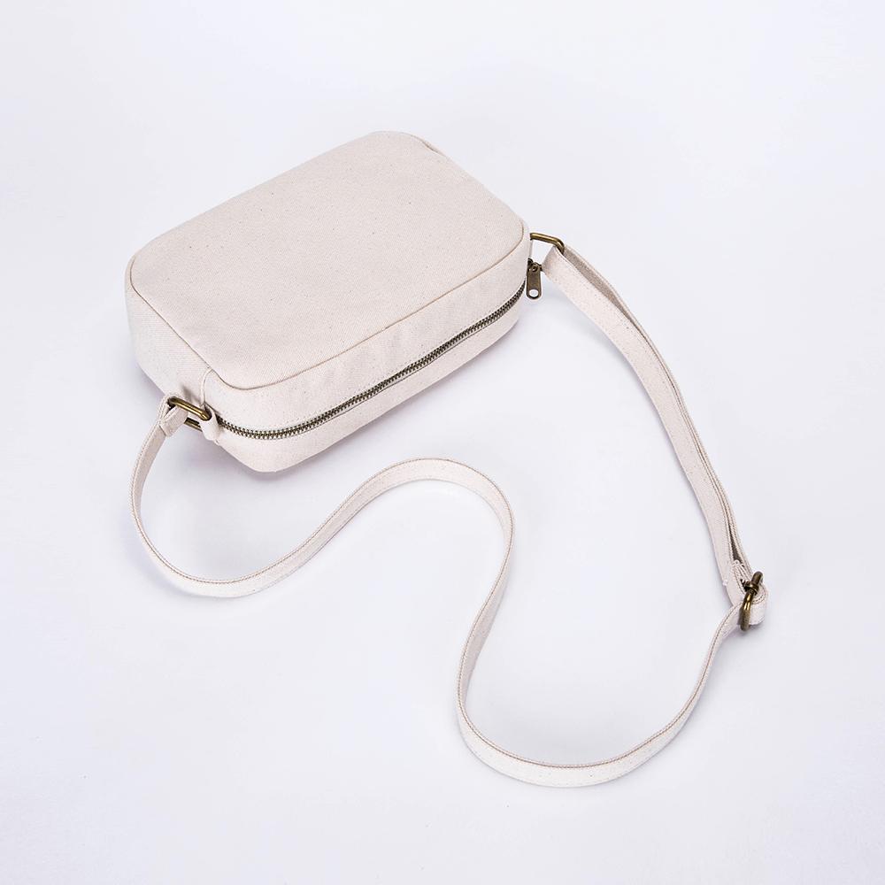 Borsa in tela da donna, monospalla, casual, semplice, stile coreano, borsa a tracolla, piccola borsa