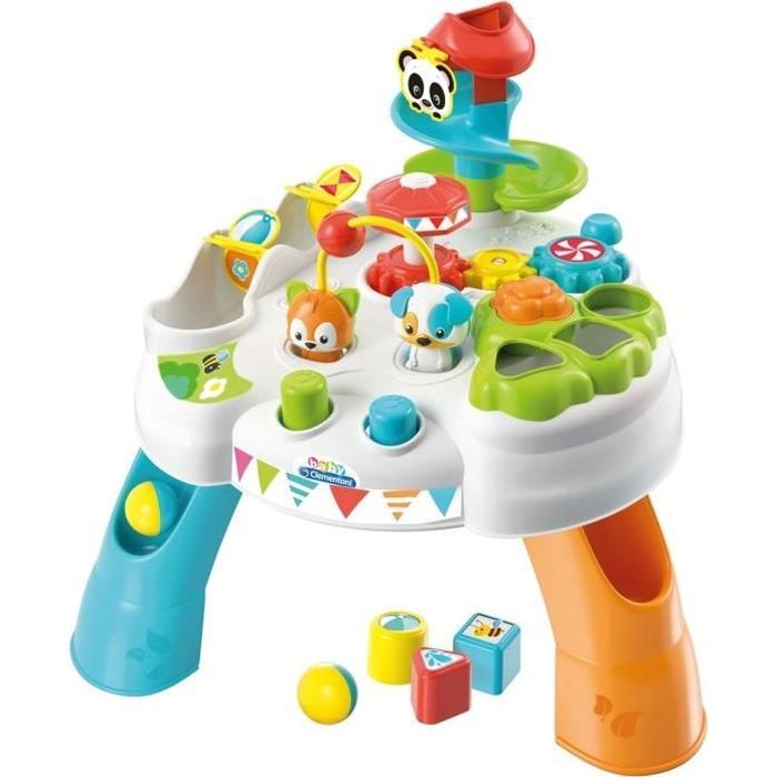 Mesa de actividades multicolor para bebés CLEMENTONI Park - Juguete interactivo - Para interiores - De 24 meses a 2 años