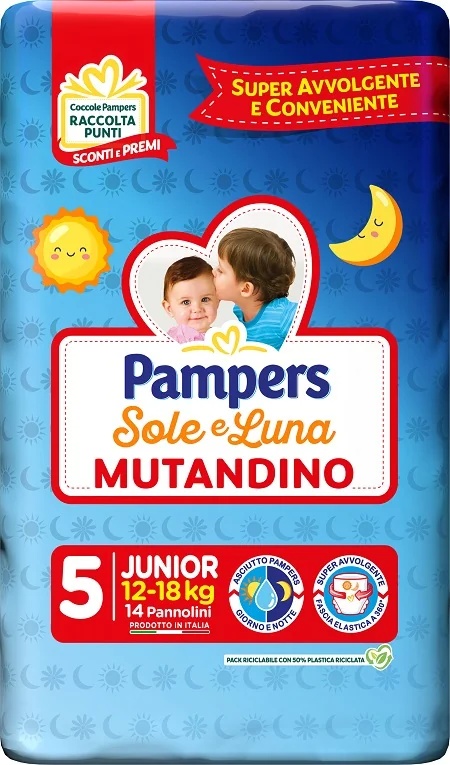 PAMPERS Calcinhas Pampers Sol e Lua 14 de junho