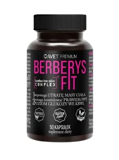 Avet Premium Berberys Fit, Suplement diety wspomagający odchudzanie, Kapsułki