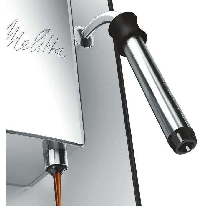 Máquina de café MELITTA Solo & Milk em grãos - Prata