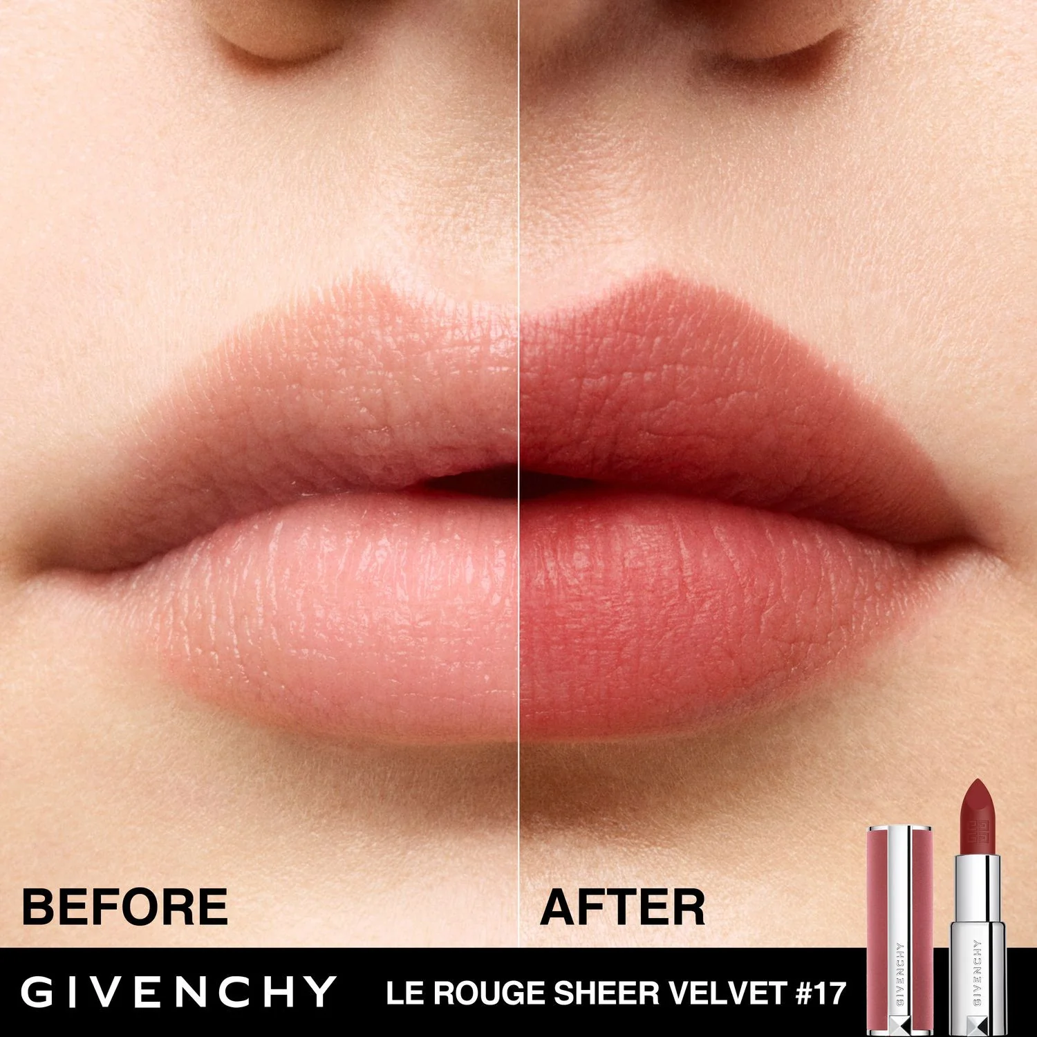 Labbra Le Rouge Sheer Velvet - Rossetto mat, Rossetto