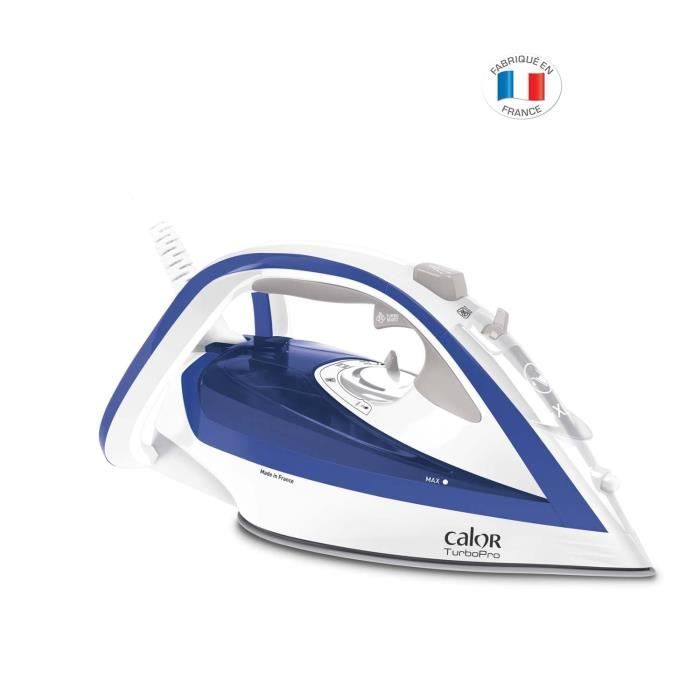 Ferro da stiro CALOR FV5608C0 TURBO PRO - 2600W - Emissione vapore 50 g/min - Funzione vapore boost 200 g/min - Funzione anticalcare