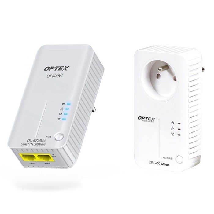 600 MBPS WIFI Powerline Socket Pack - WEP, WPA-PSK, WPA2-PSK, WPA-PSK/WPA2-PSK, Wi-Fi Access Point