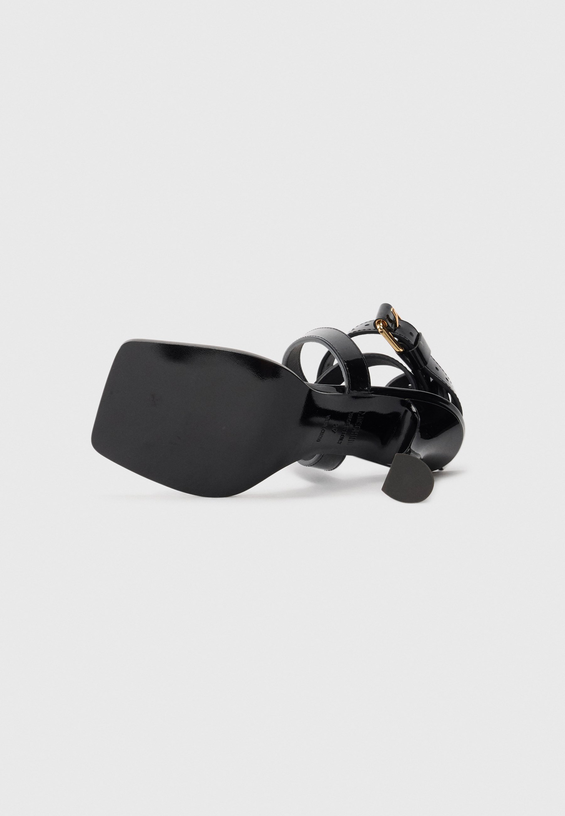 MOSCHINO sandalen met hoge hakken - nero