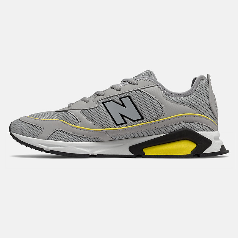 X-RACER Herrenschuh – Regenwolke mit Atomgelb