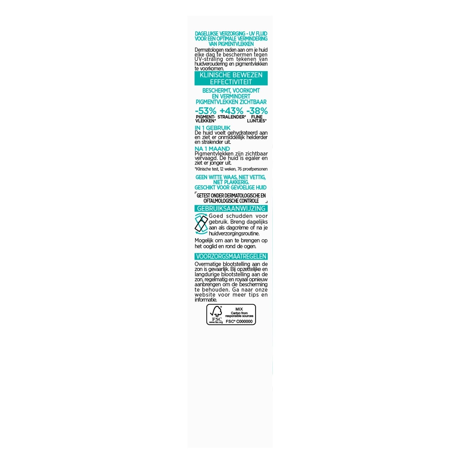L'Oréal Paris Bright Reveal UV fluid za lice protiv tamnih fleka SPF 50+ - 50 ml