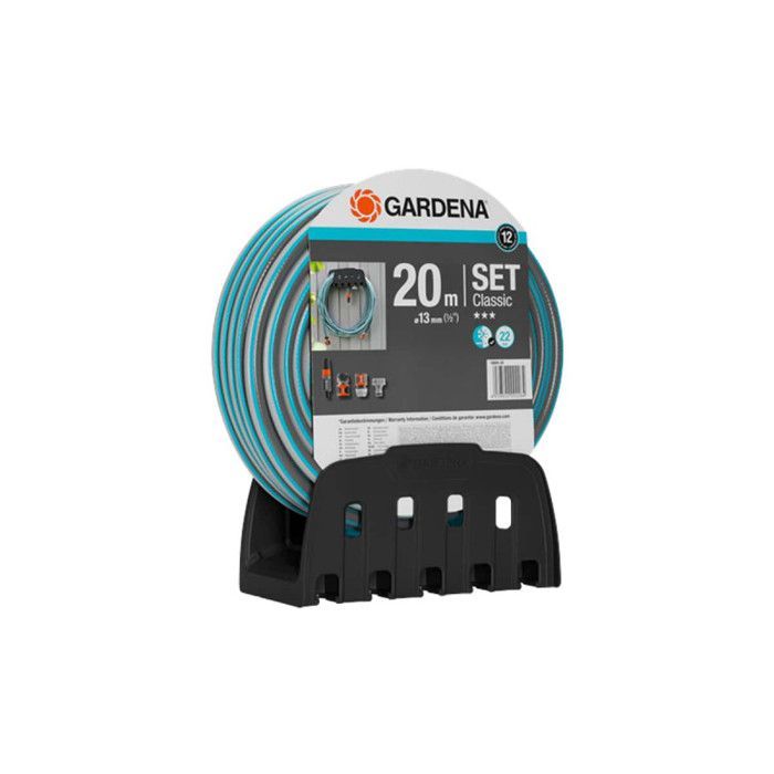Suporte de parede clássico para mangueira GARDENA com acessórios - 13 mm de diâmetro - 20 m 18005-20