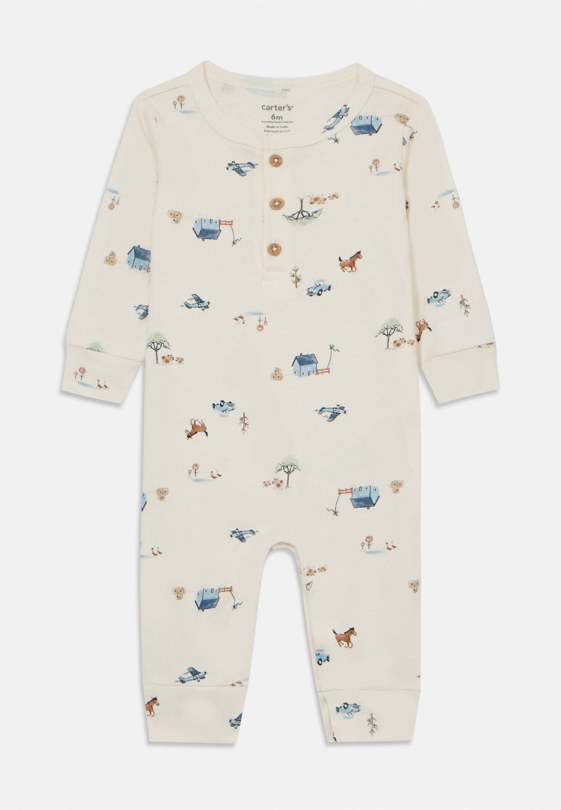 Carter's JUMPSUIT COVERALL 2 PACK - Haalari - tummansininen/luonnonvalkoinen