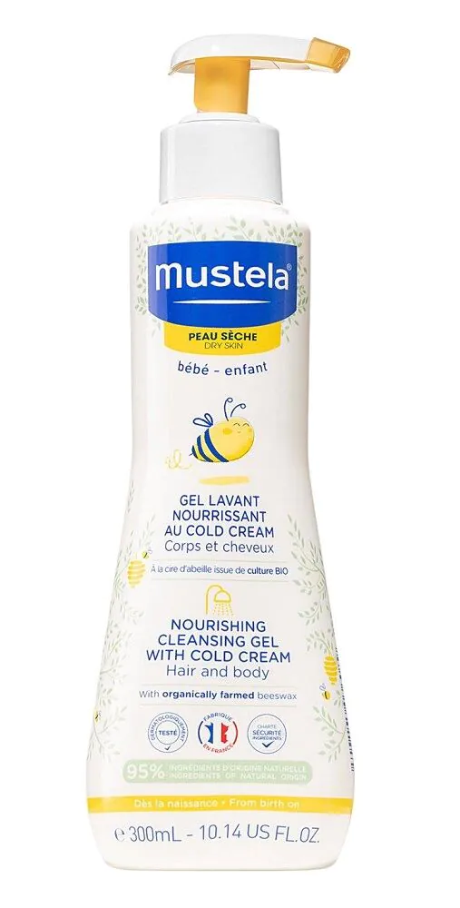 Mustela Bebe Odżywczy żel do mycia z Cold Cream