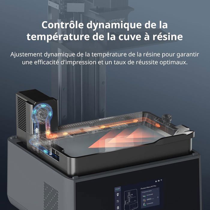 Imprimante 3D Résine - ANYCUBIC - Photon Mono M7 Pro - 14K - Vitesse 220 mm/h - Couleur Noir
