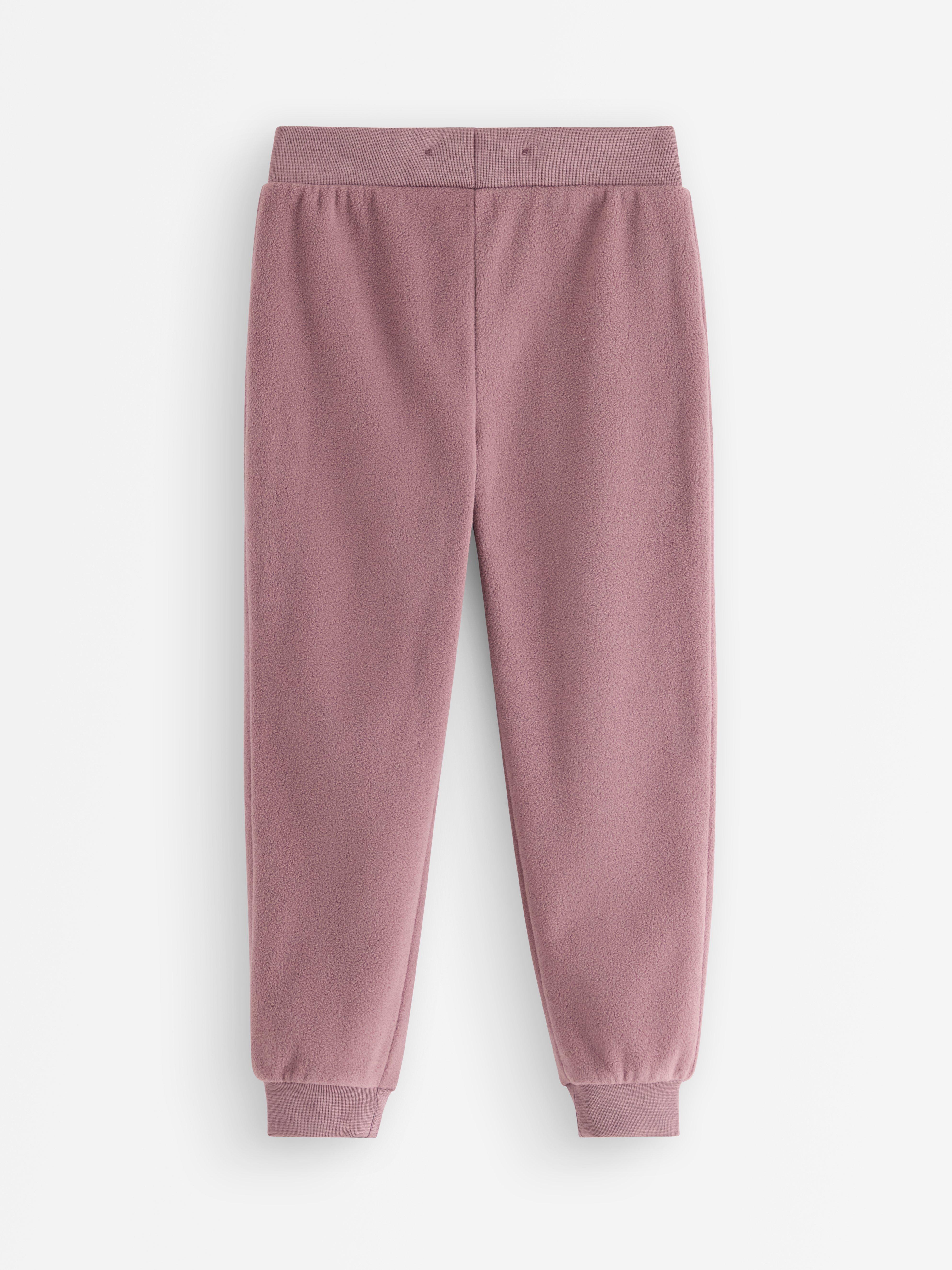 Mikrofleecové tepláky Dusty Lilac