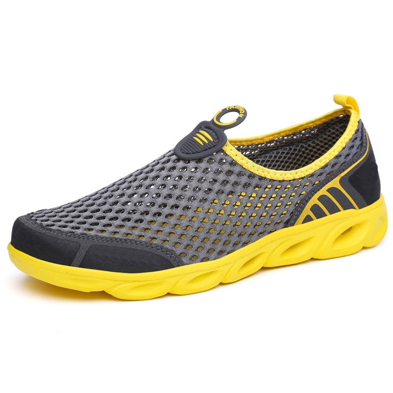 Zapatos casuales para hombre Zapatillas deportivas Moda Ligeras Transpirables Sandalias de verano para exteriores Playa Vacaciones Zapatos de malla Zapatos De Hombre Men Shoes