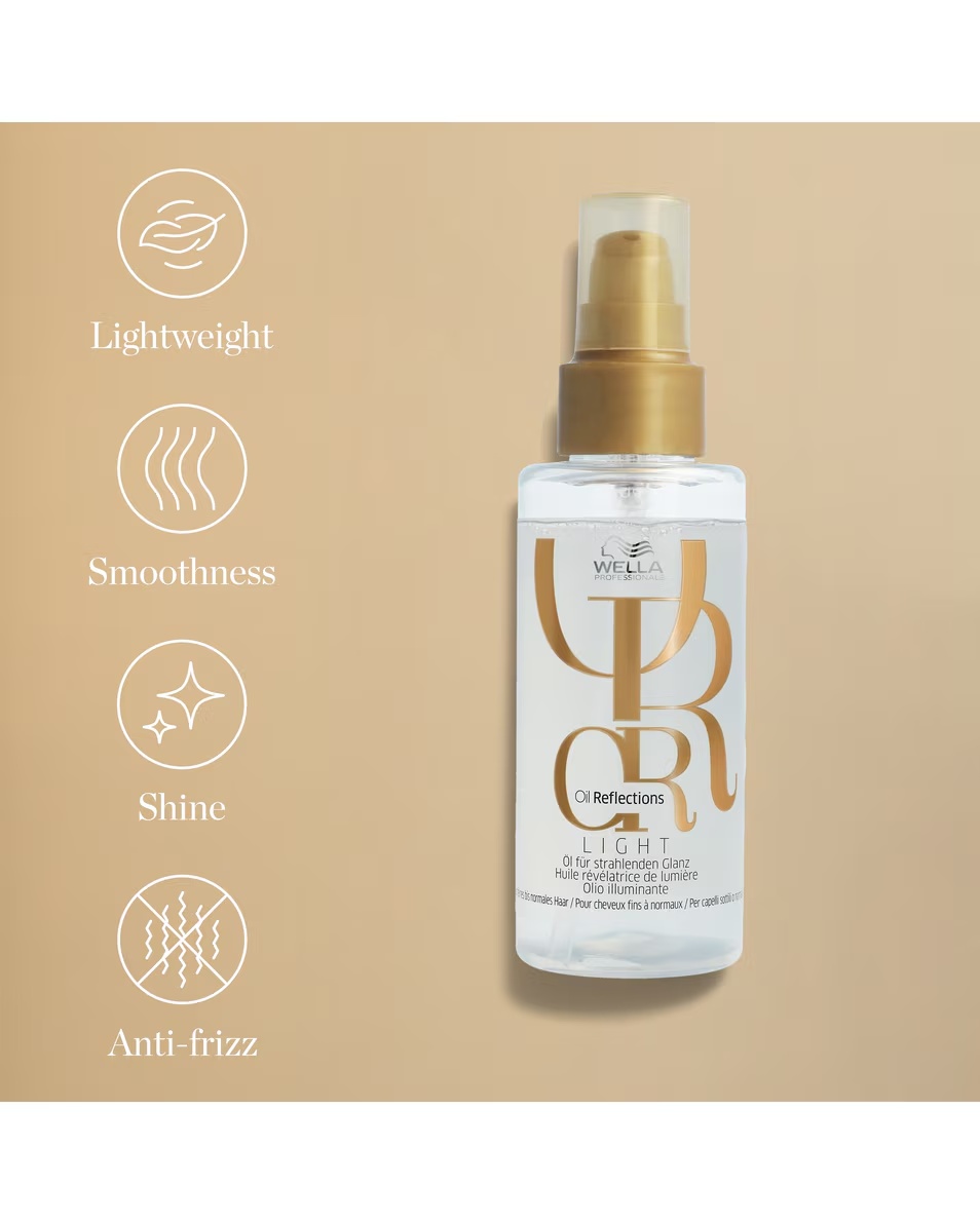 WELLA PROFESSIONALS Oil Reflections Ulei ușor pentru un finisaj neted și moale