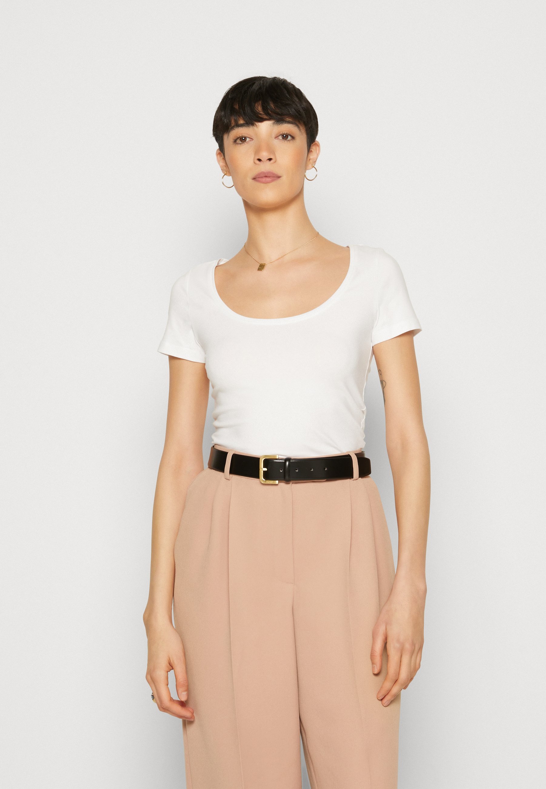 Anna Field 2-pack - Basic T-shirt - zwart/wit