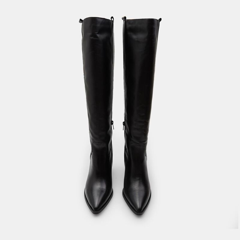 BATA dameslaars met hak van leer
