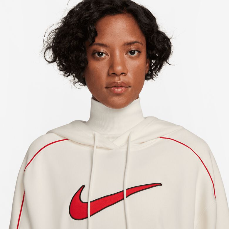 Pulôver esportivo oversized de lã com o logo da Swoosh