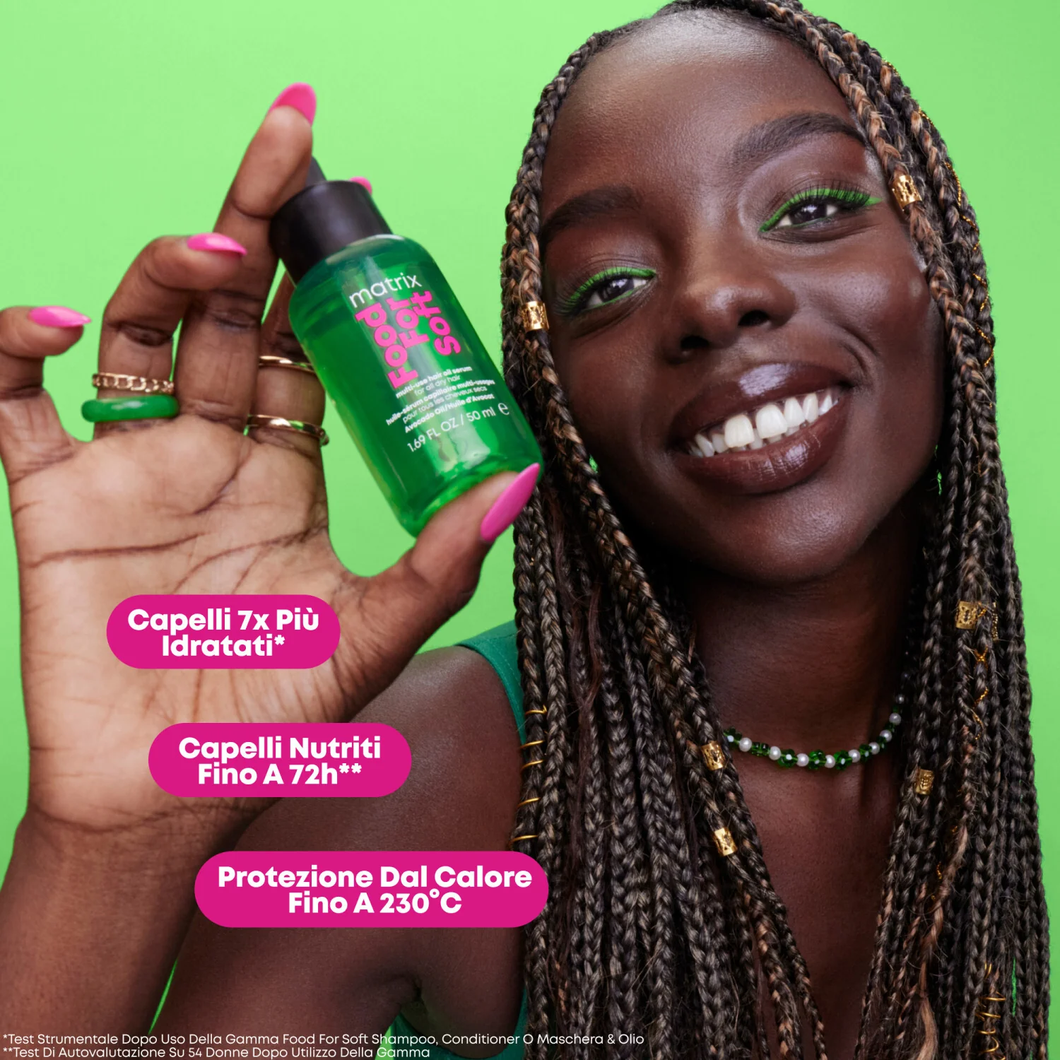 Food For Soft Multi-Use Hair Oil Serum - Olio Capelli