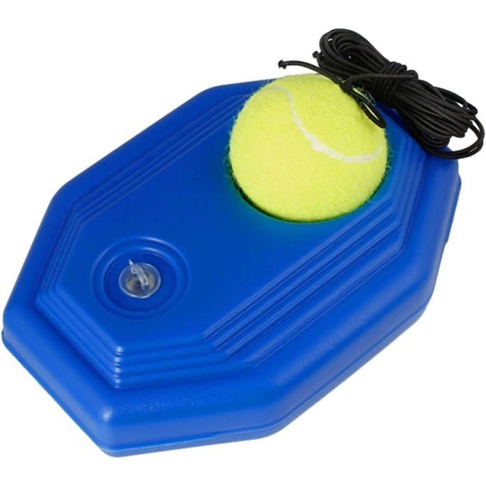 Portable tennis rebounder, individual training equipment, practical game tools. Label