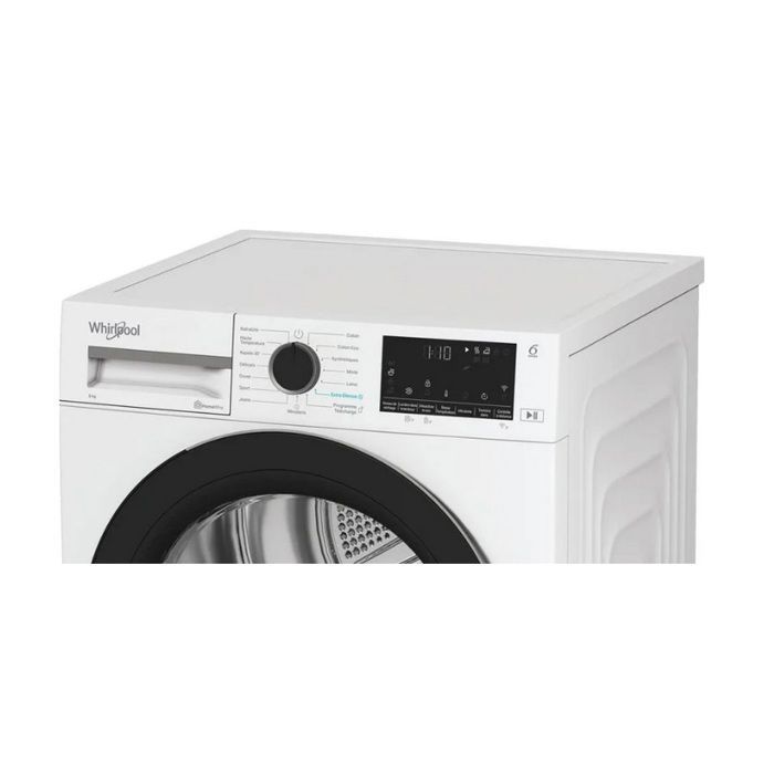 Secadora de ropa Whirlpool de 60 cm y 8 kg con bomba de calor, color blanco - CWD84MWBSFR