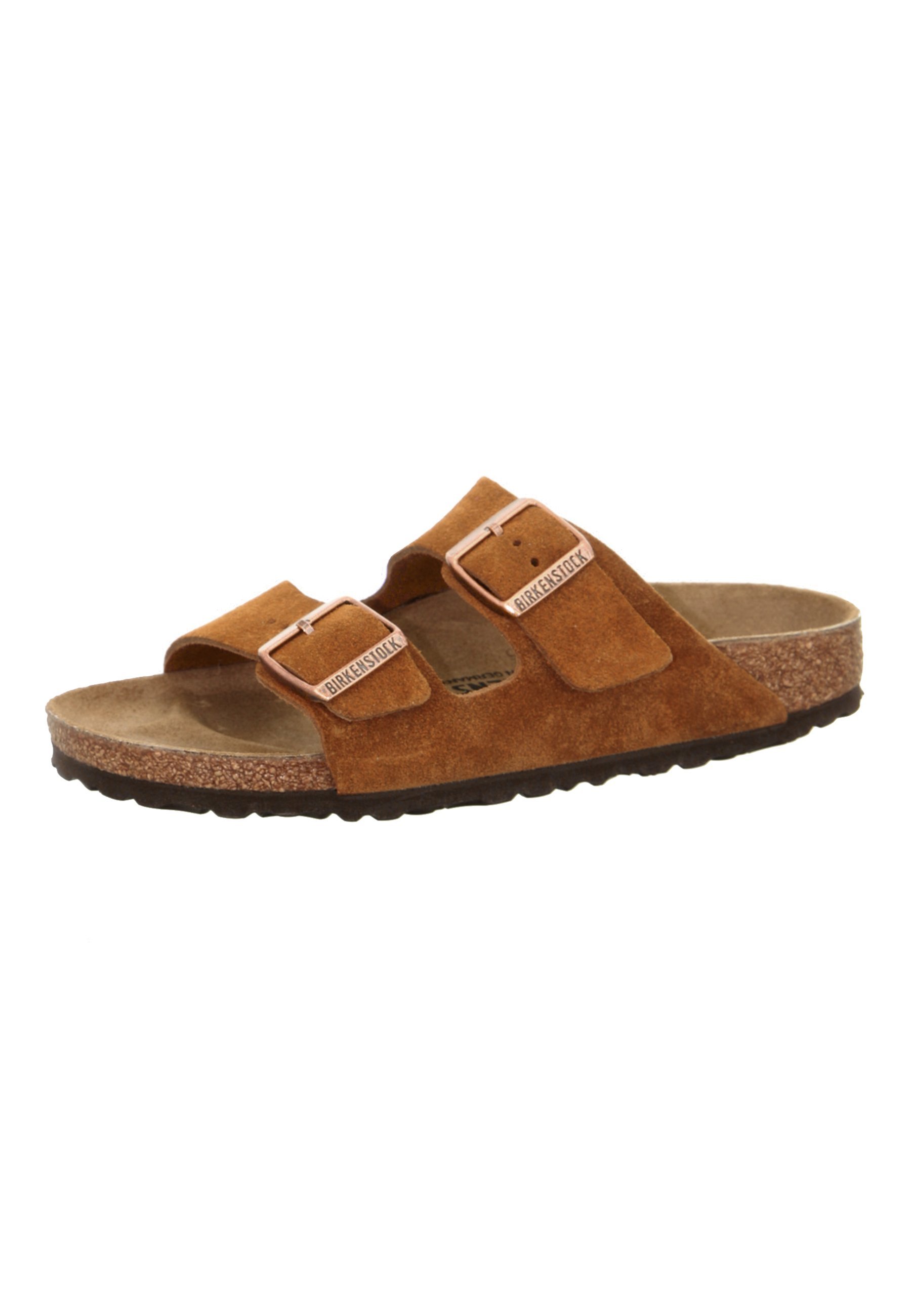 Birkenstock muiltjes - nerts