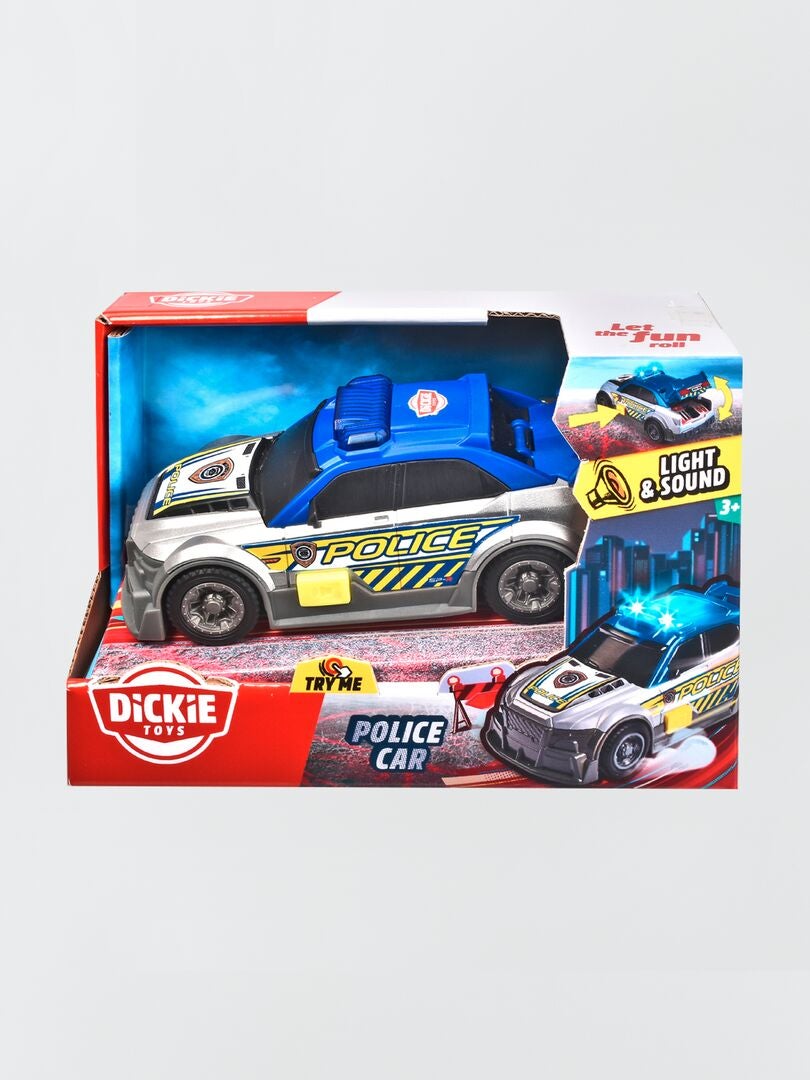 Coche de policía Dickie Toys - Gris/Azul