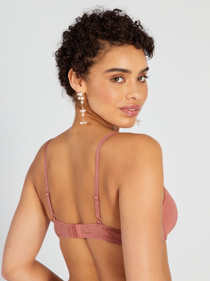 Sutiã acolchoado de microfibra - ROSA