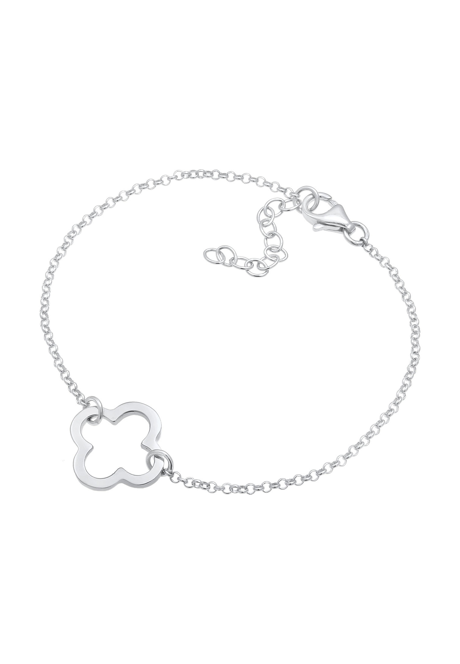 Elli Talisman découpé en trèfle pour dames en 925/1000 argent massif
