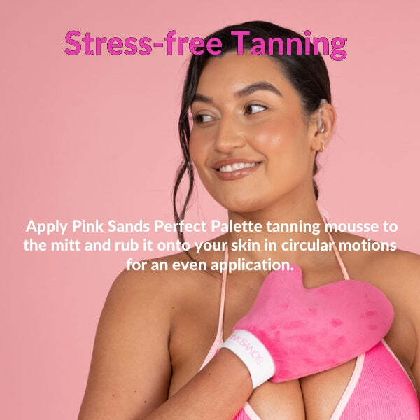 Rukavice na opalování Pink Sands Velvet Touch, jedna velikost