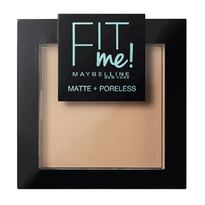 Maybelline Fit Me Matt & Poreless Puder do twarzy, 120 Classic Ivory