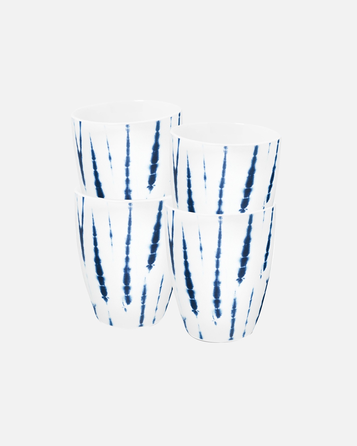 vtwonen Tie-Dye šolja bez ručke, set od 4 - 1 komad