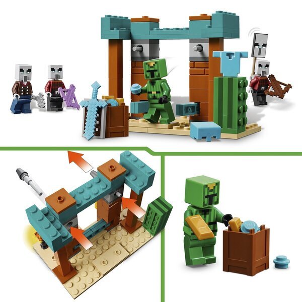 LEGO Minecraft 21267 Priseljenci v puščavi